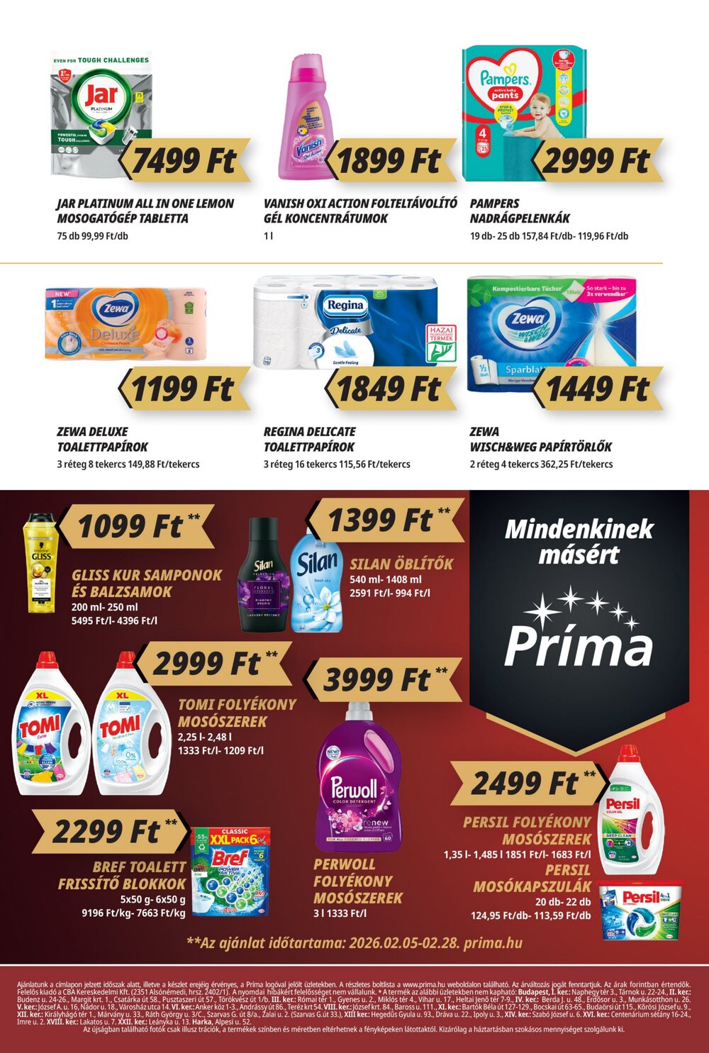 CBA akciós újság 2026.02.12-től - 12. oldal.