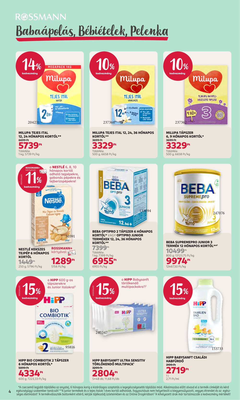 Rossmann akciós újság 2026.02.16-tól - 4. oldal.