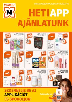 Müller drogéria akciós újság 2026.02.16-tól