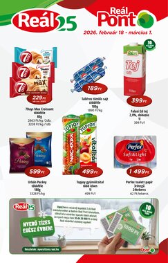 Reál akciós újság 2026.02.18-tól