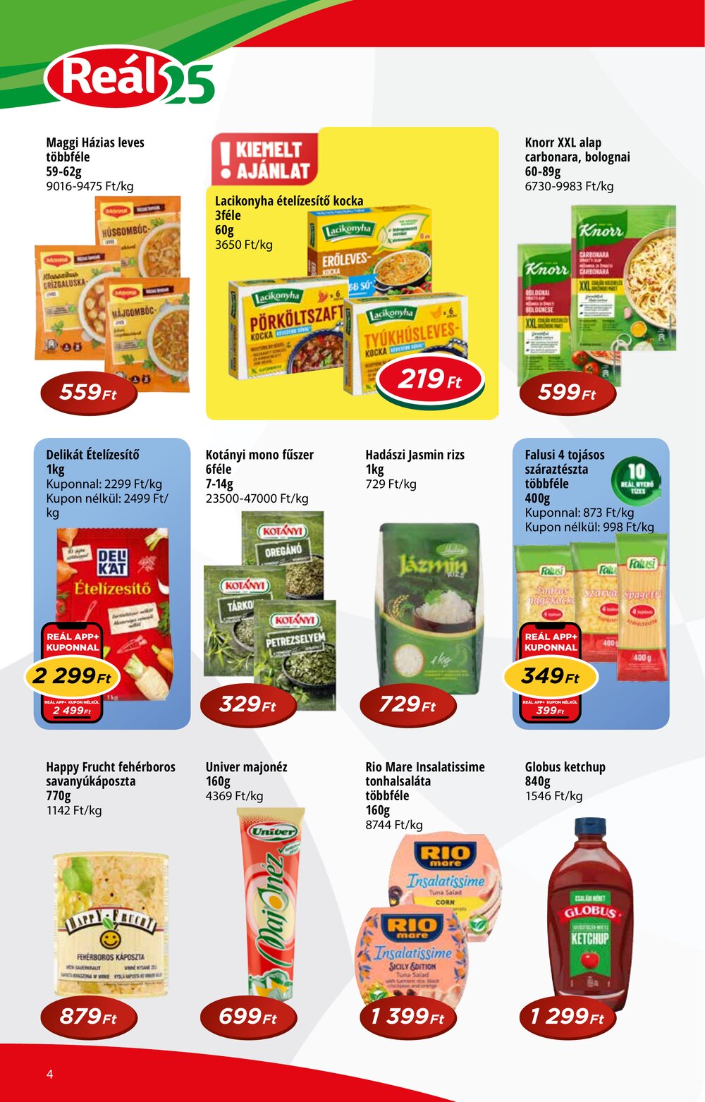 Reál akciós újság 2026.02.18-tól - 4. oldal.