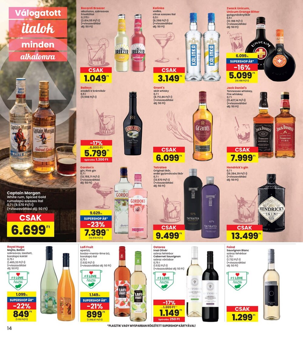 Interspar akciós újság 2026.02.19-től - 14. oldal.