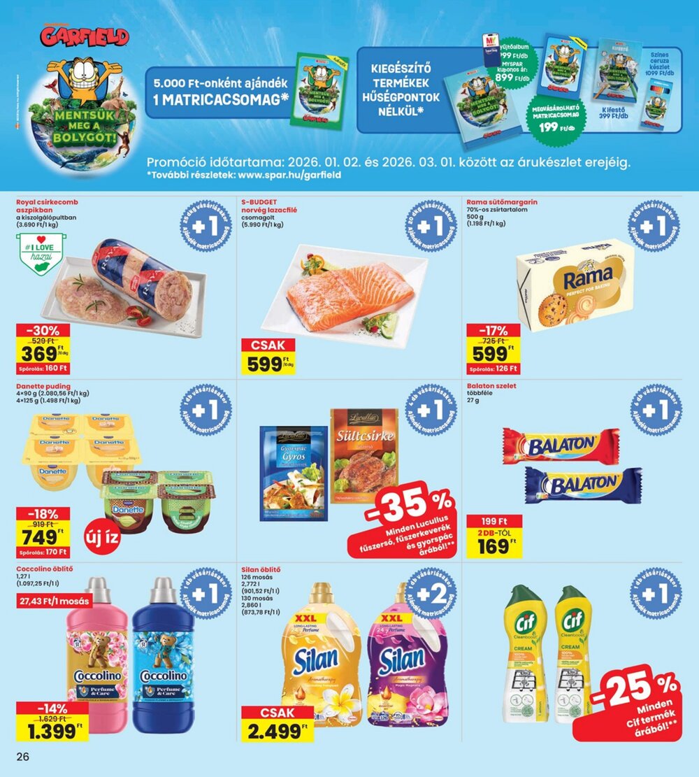 Interspar akciós újság 2026.02.19-től - 26. oldal.