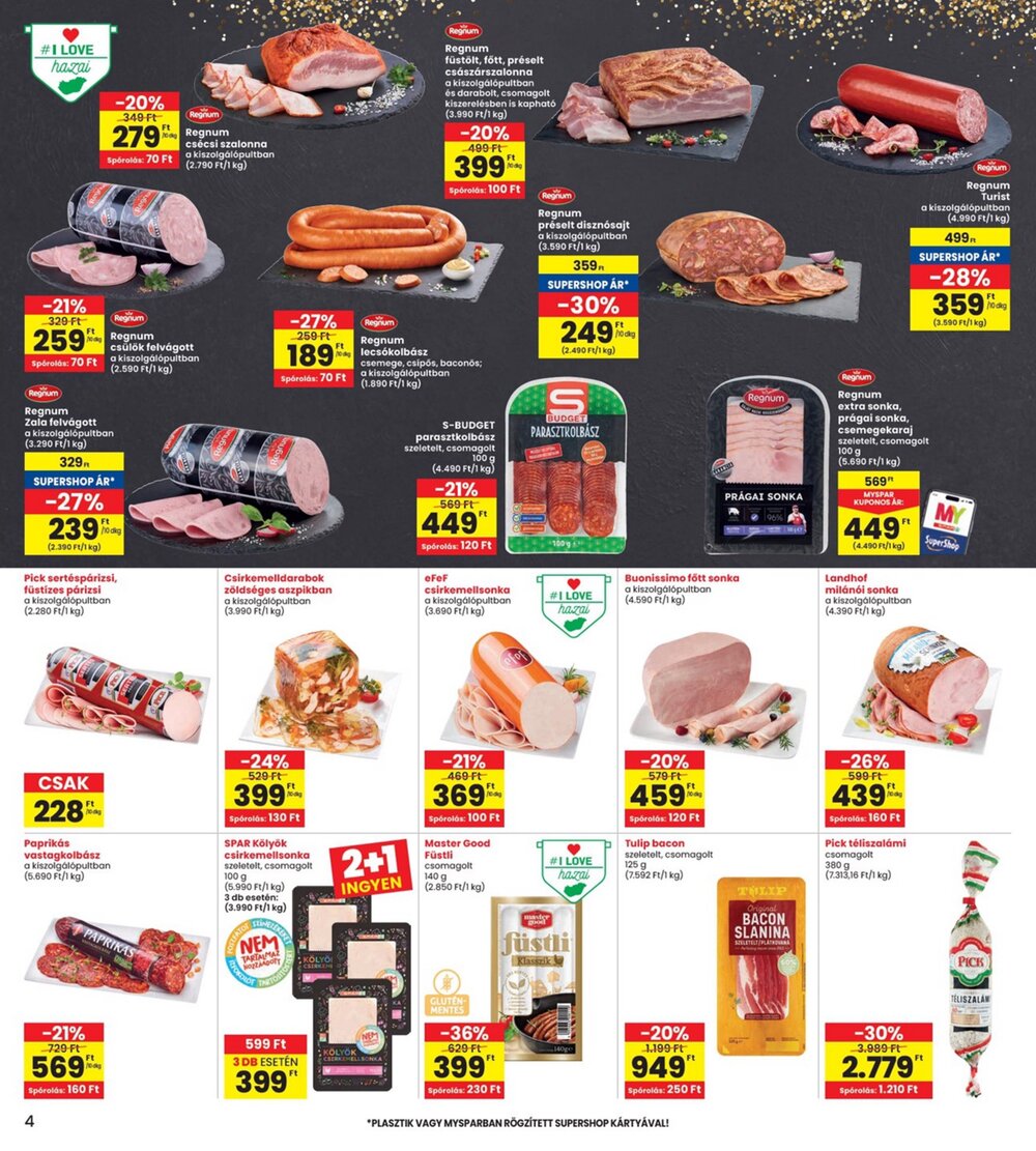 Interspar akciós újság 2026.02.19-től - 4. oldal.