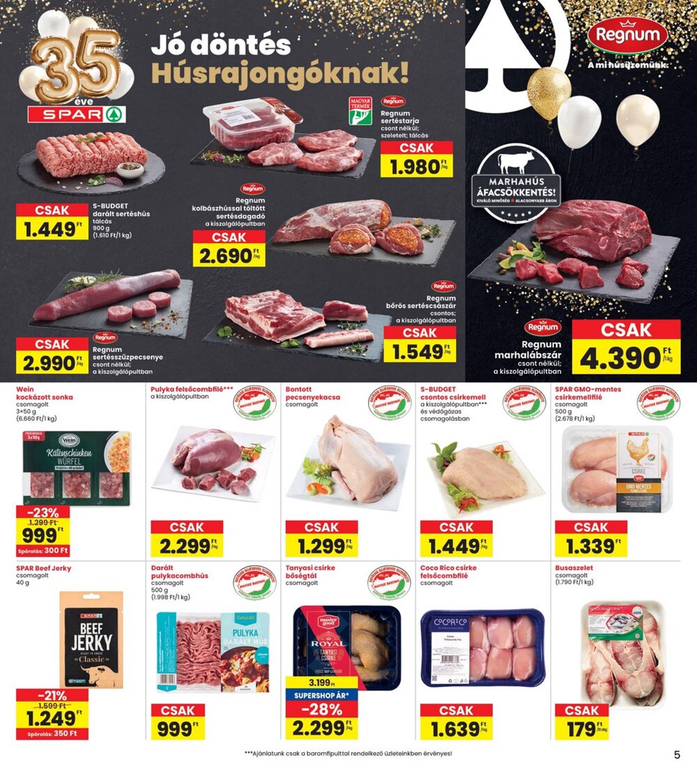 Interspar akciós újság 2026.02.19-től - 5. oldal.