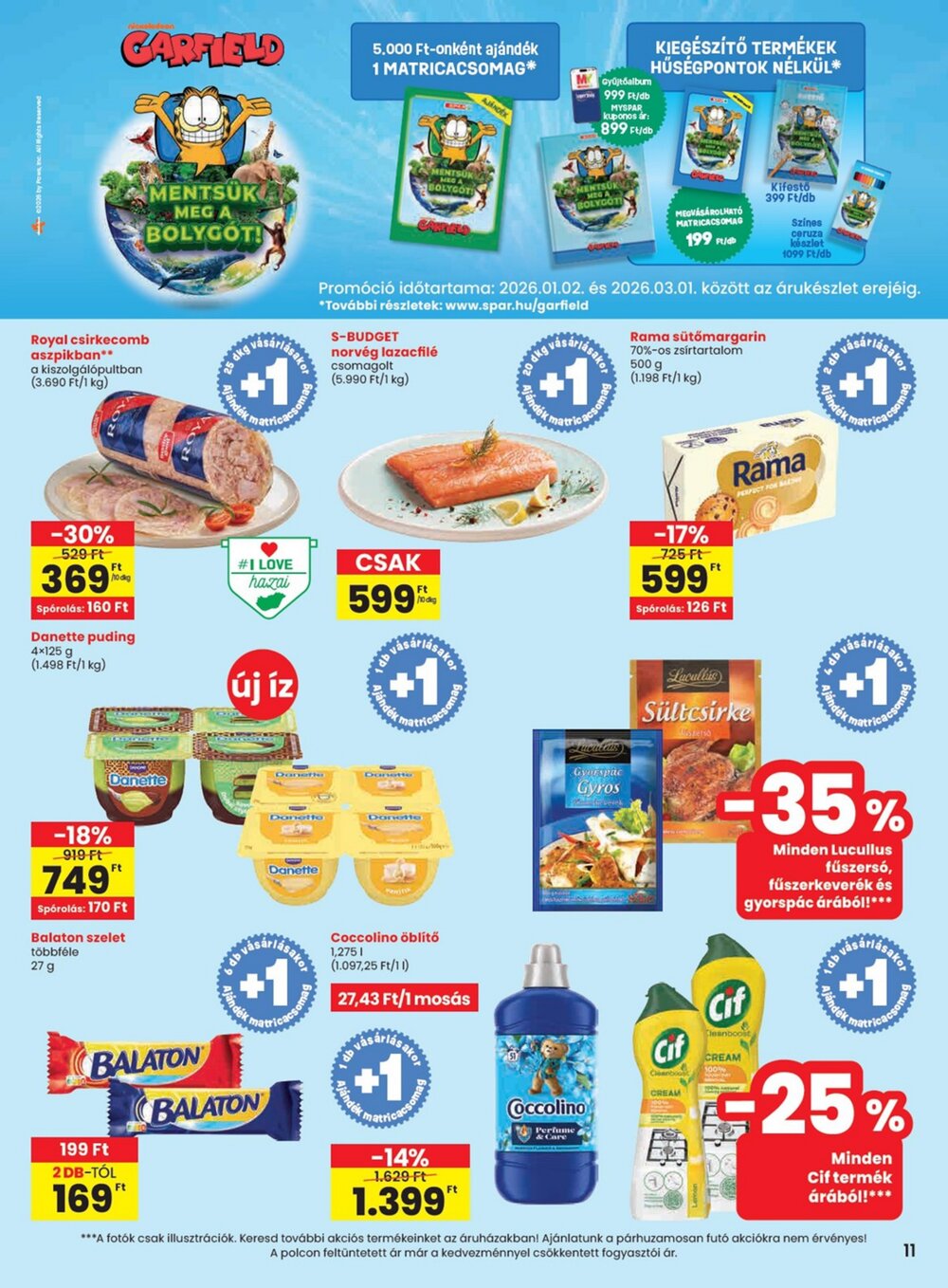 Spar akciós újság 2026.02.19-től - 11. oldal.
