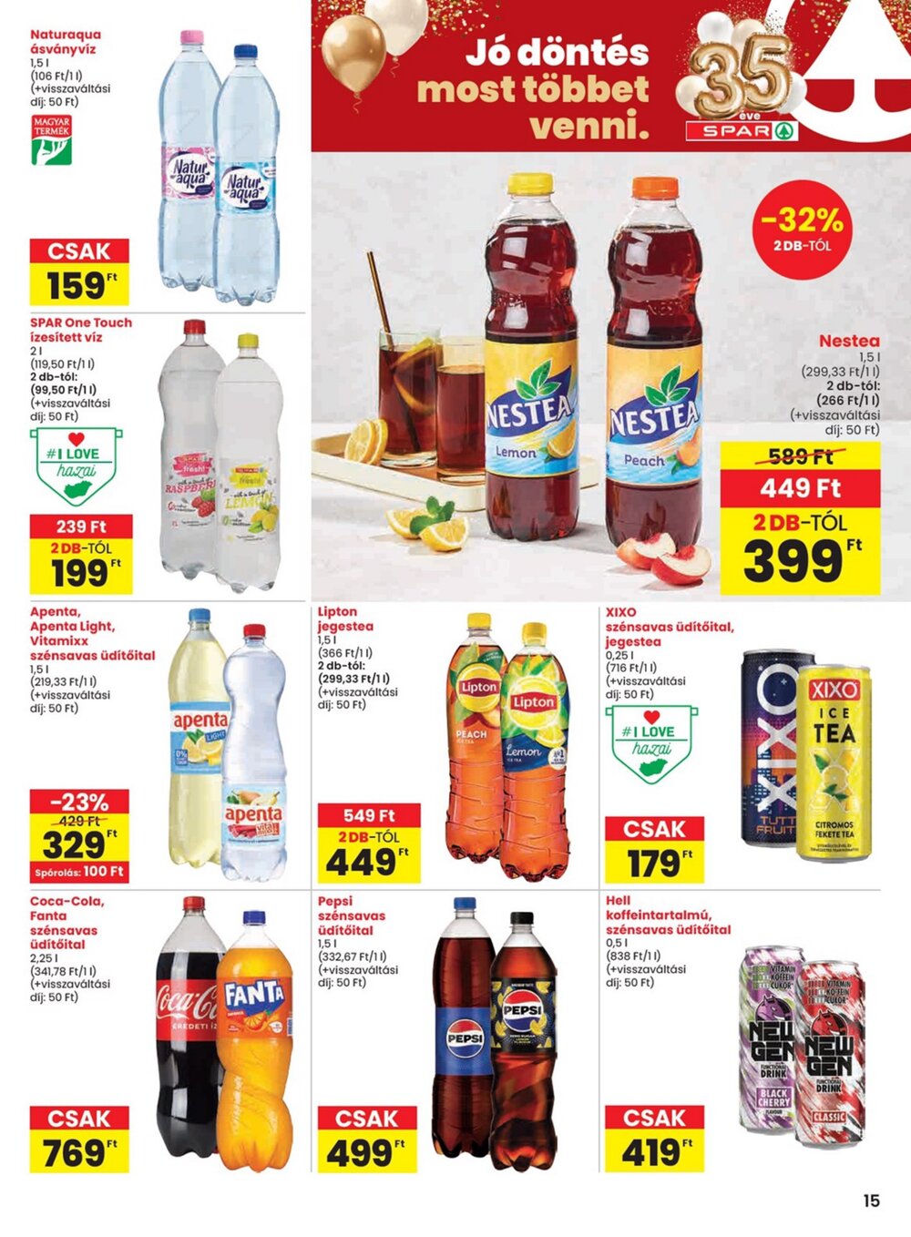 Spar akciós újság 2026.02.19-től - 15. oldal.