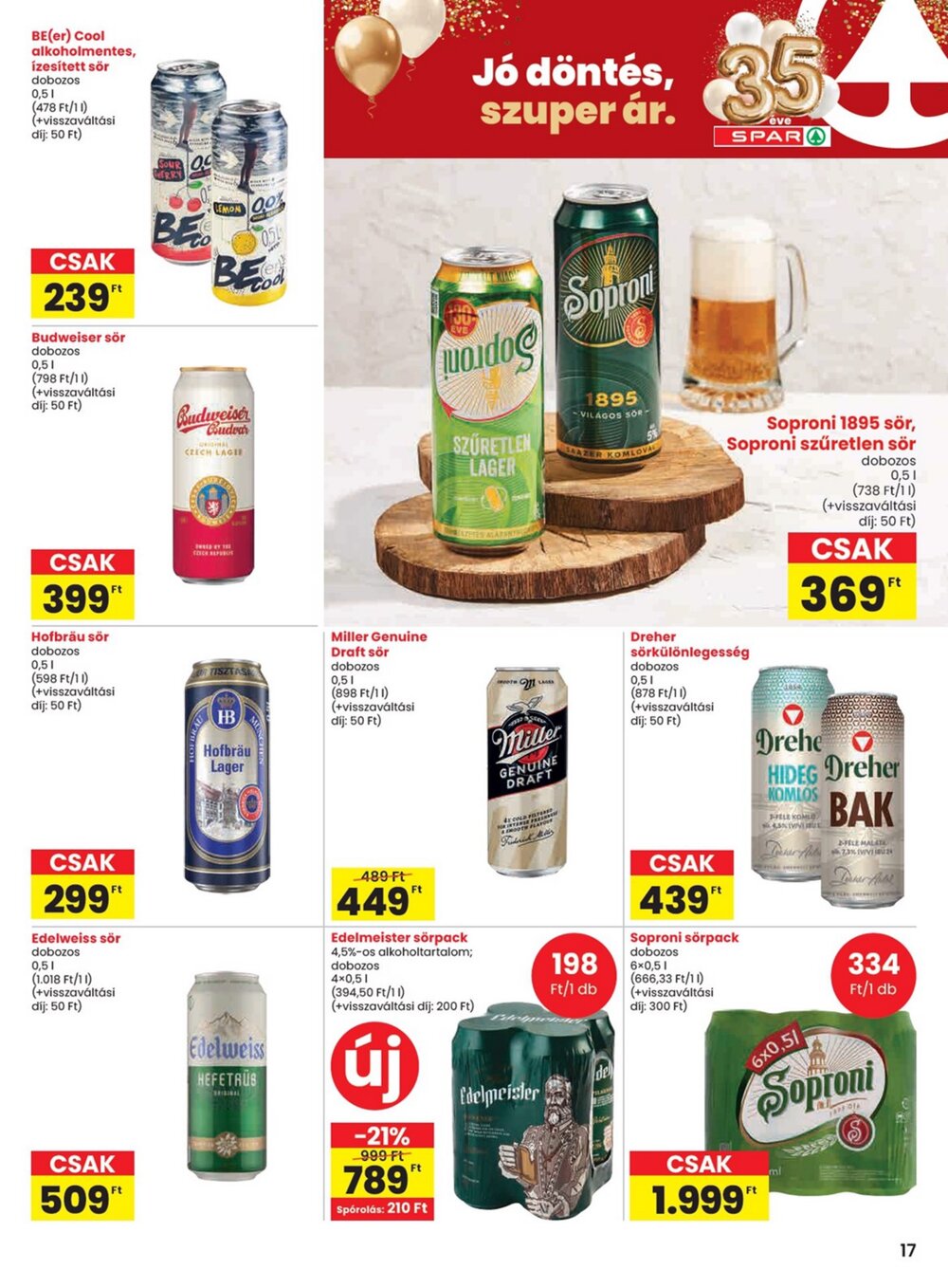 Spar akciós újság 2026.02.19-től - 17. oldal.