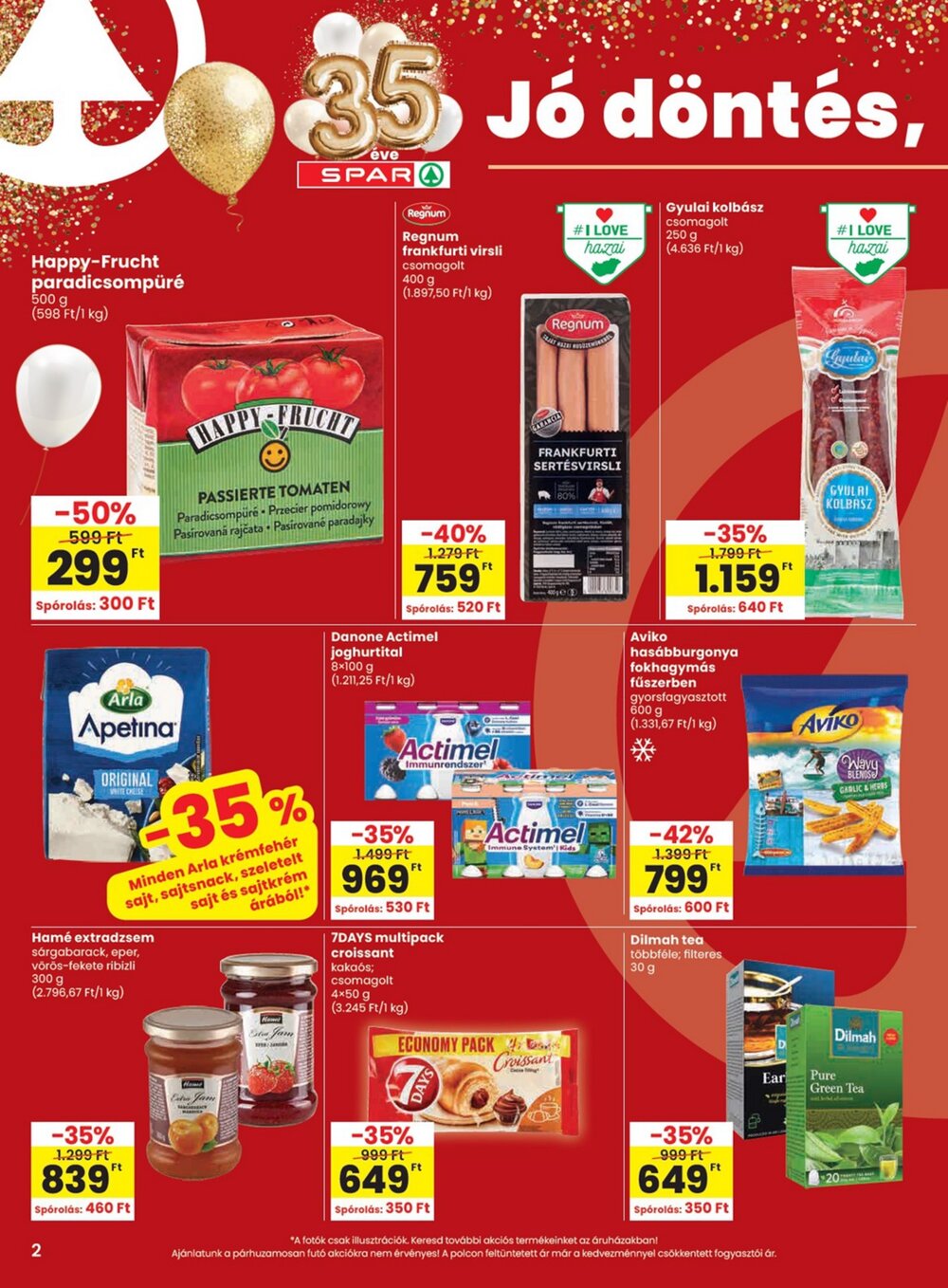 Spar akciós újság 2026.02.19-től - 2. oldal.