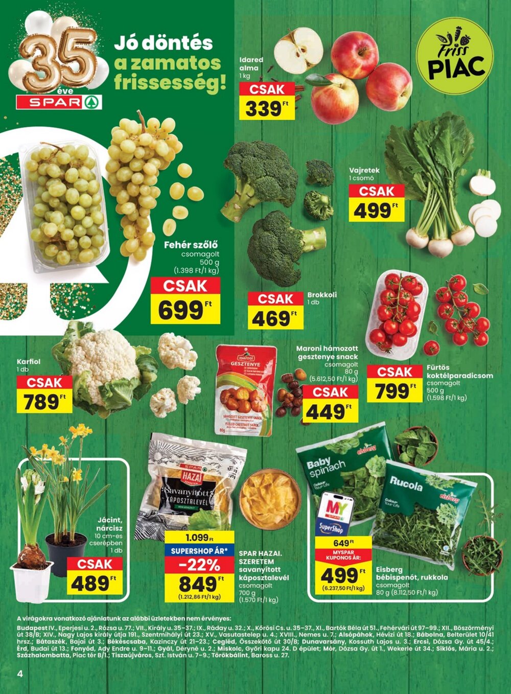 Spar akciós újság 2026.02.19-től - 4. oldal.