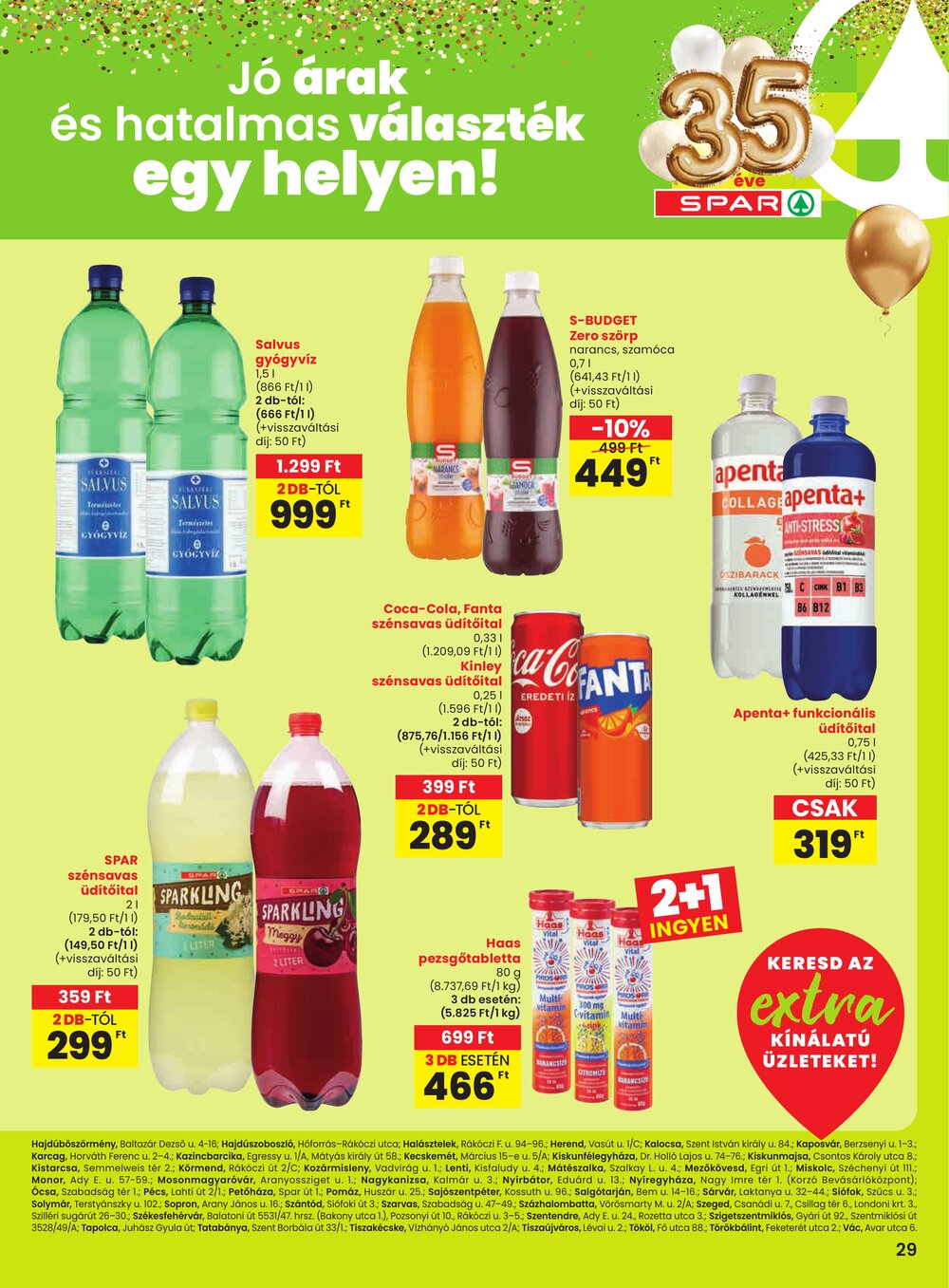 Spar Extra akciós újság 2026.02.19-től - 6. oldal.