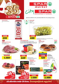 Spar Market akciós újság 2026.02.19-től