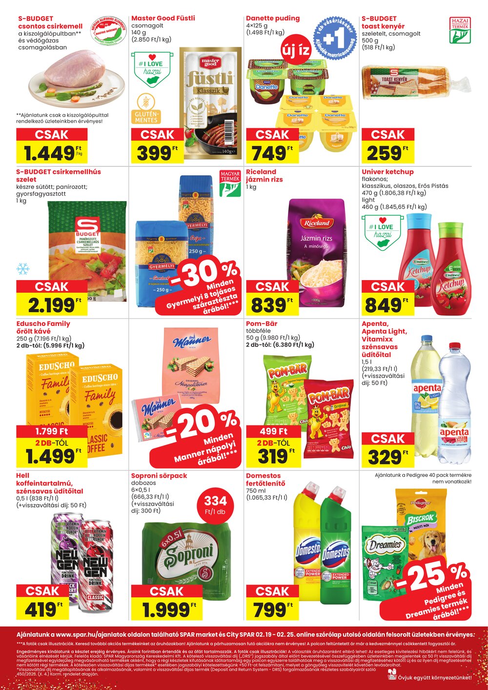 Spar Market akciós újság 2026.02.19-től - 2. oldal.