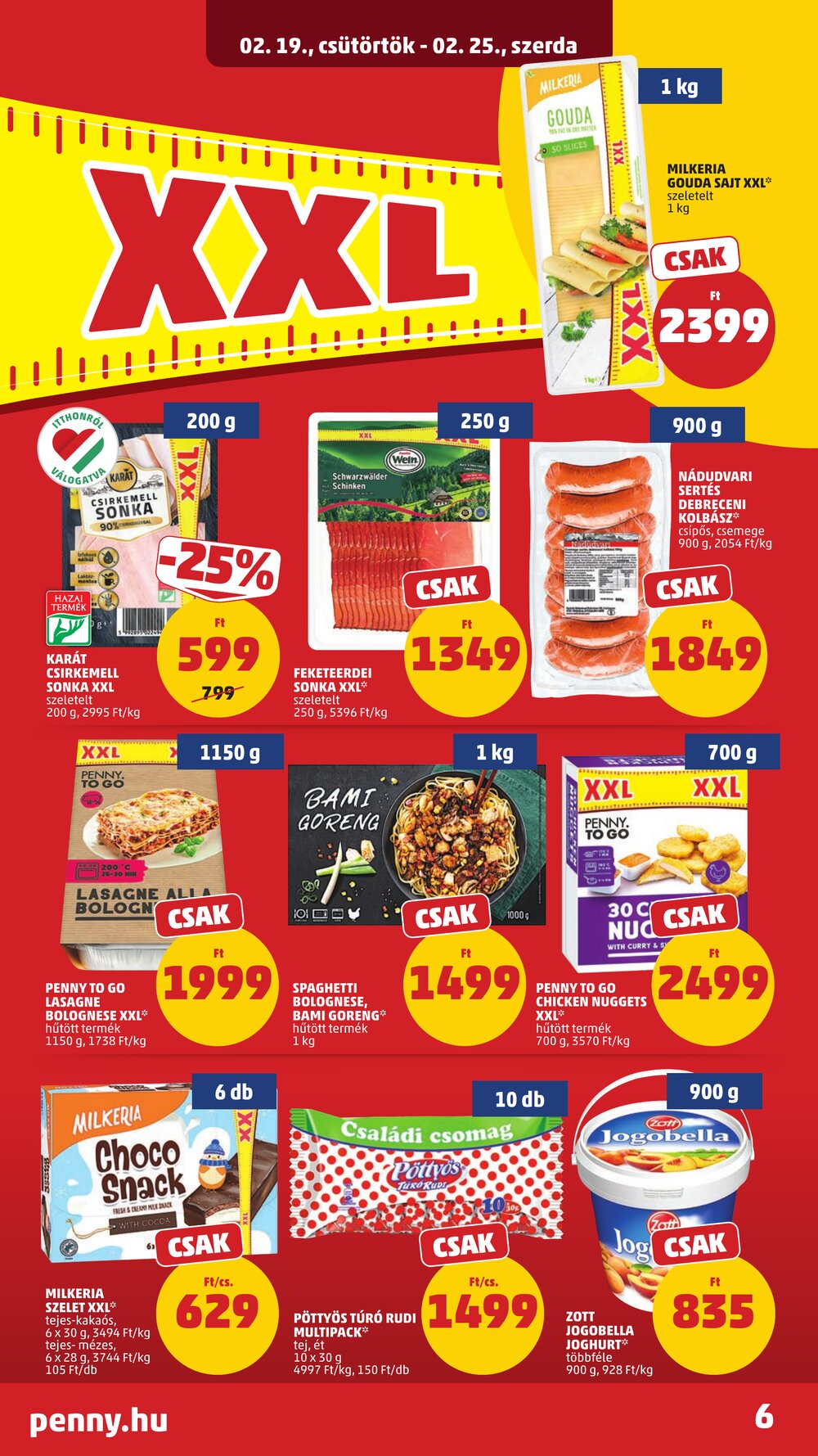 Penny Market akciós újság 2026.02.19-től - 10. oldal.