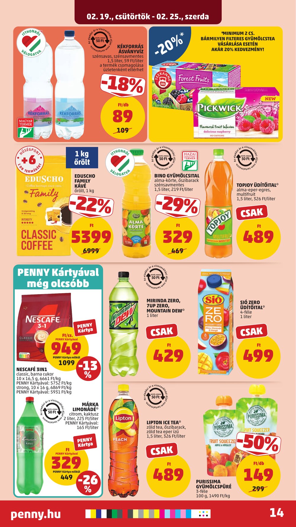 Penny Market akciós újság 2026.02.19-től - 18. oldal.