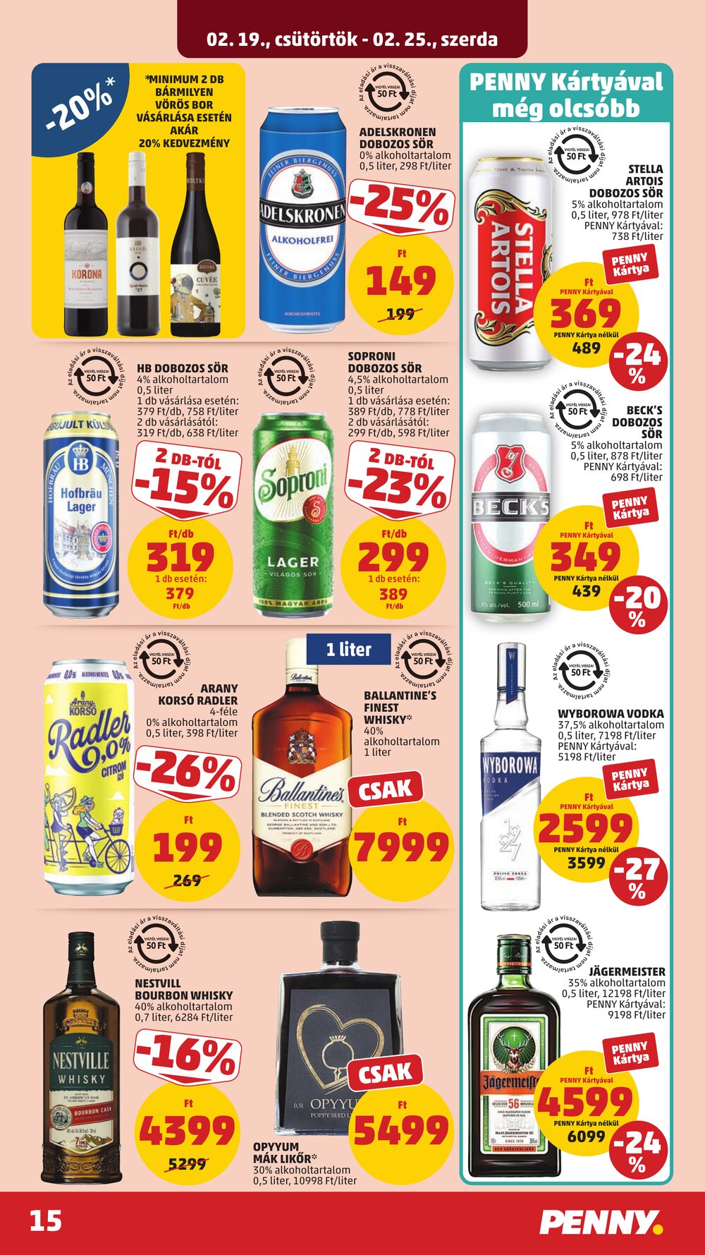 Penny Market akciós újság 2026.02.19-től - 19. oldal.