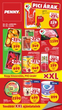 Penny Market akciós újság 2026.02.19-től