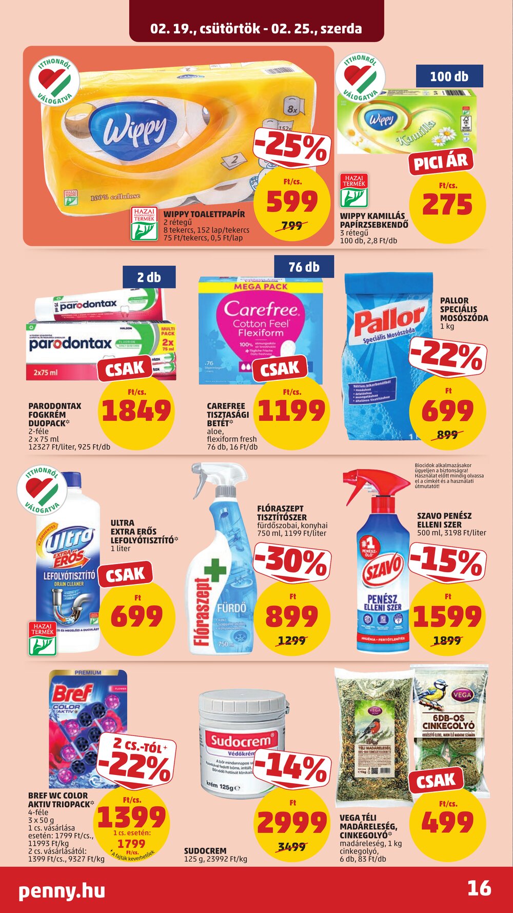 Penny Market akciós újság 2026.02.19-től - 20. oldal.