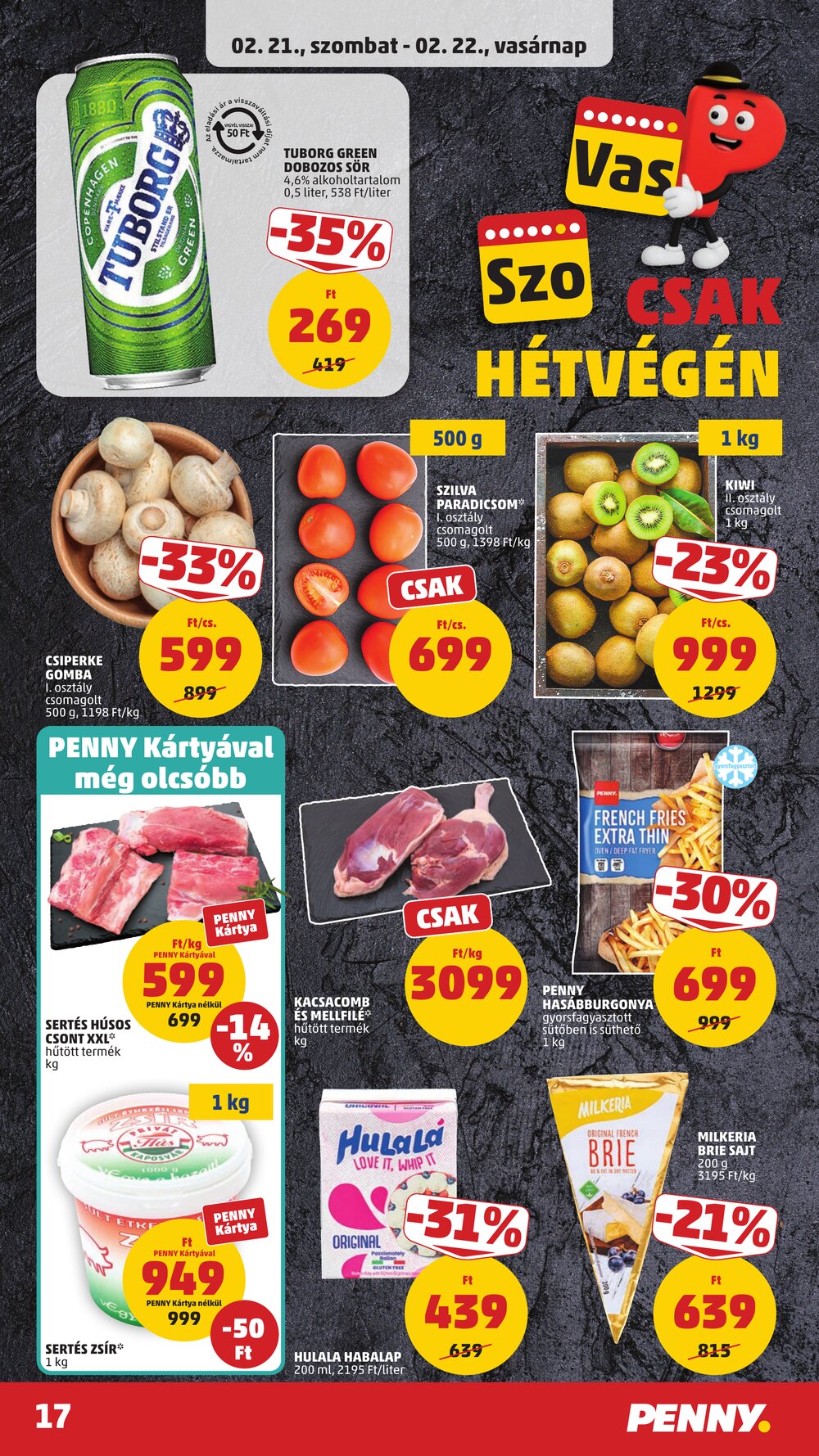 Penny Market akciós újság 2026.02.19-től - 21. oldal.