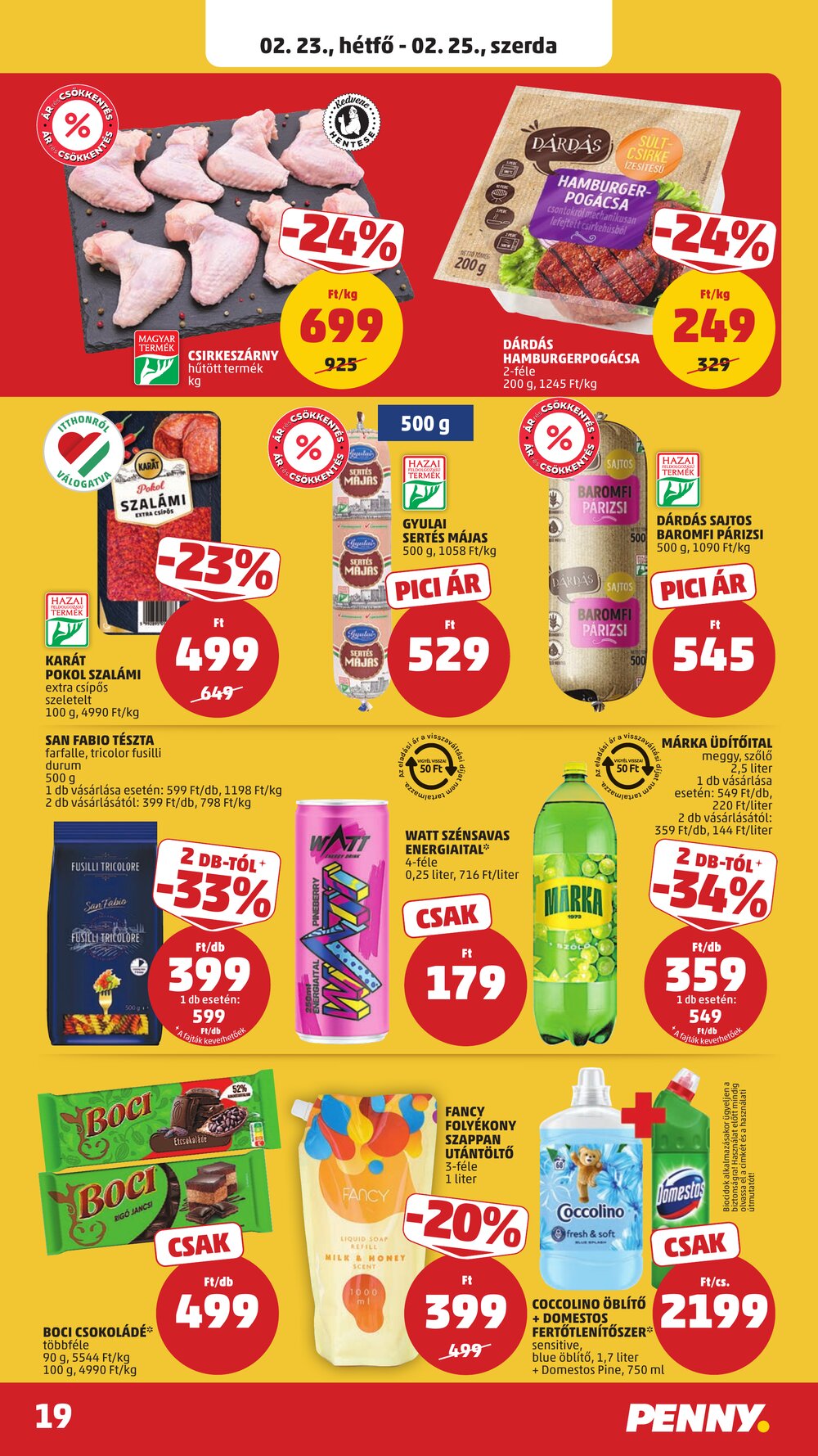Penny Market akciós újság 2026.02.19-től - 23. oldal.