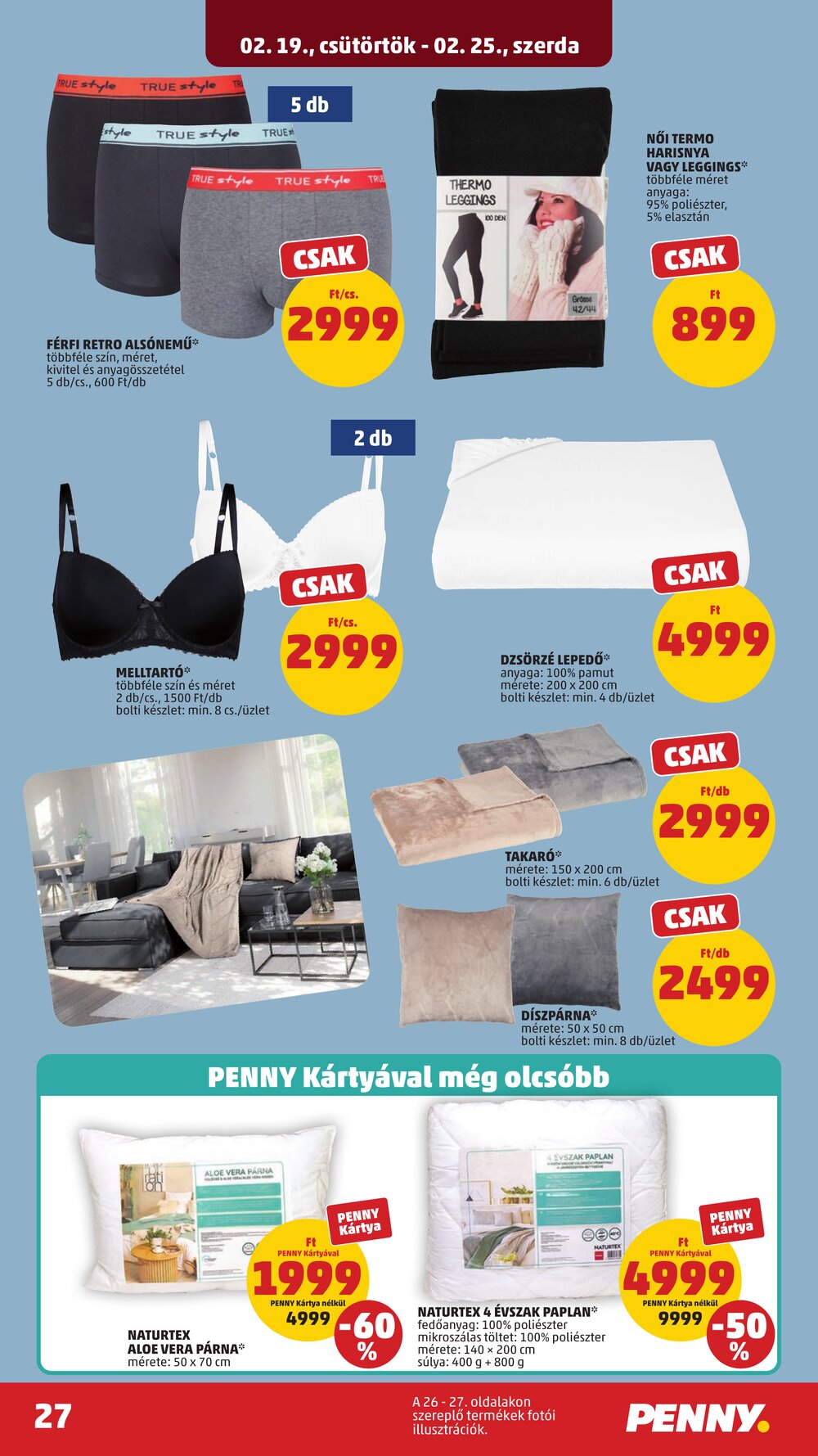Penny Market akciós újság 2026.02.19-től - 31. oldal.