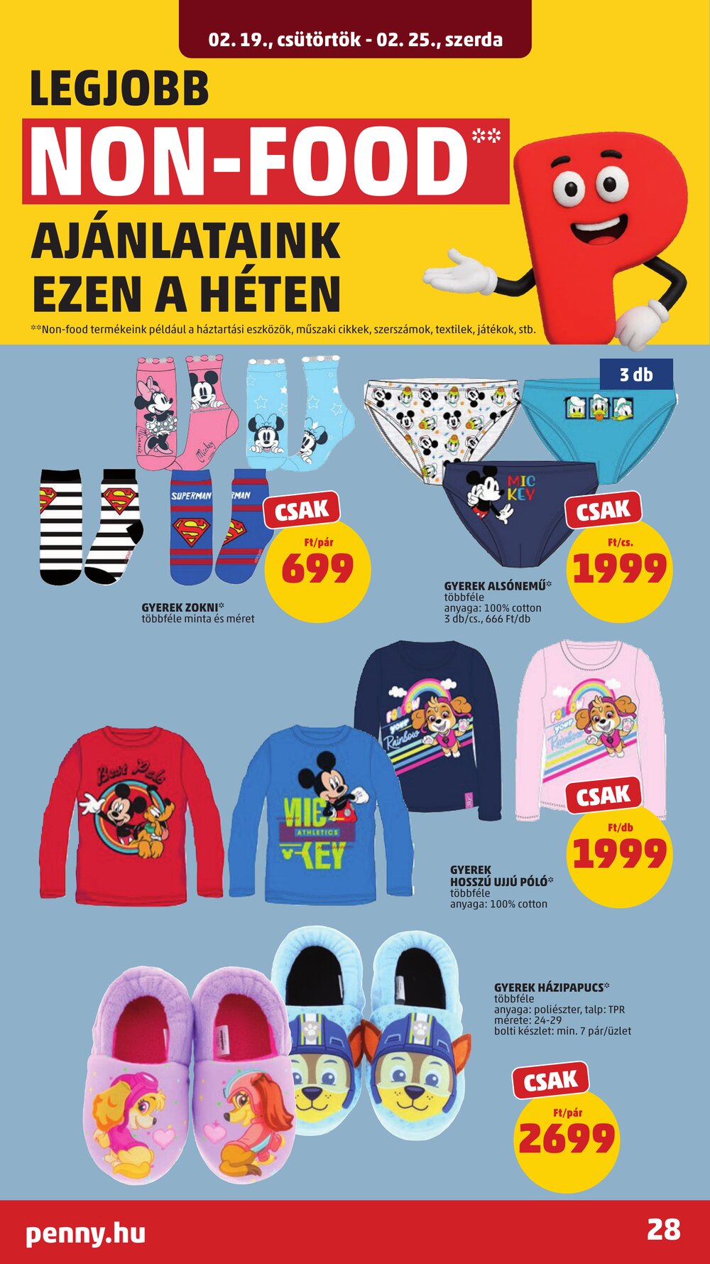 Penny Market akciós újság 2026.02.19-től - 32. oldal.