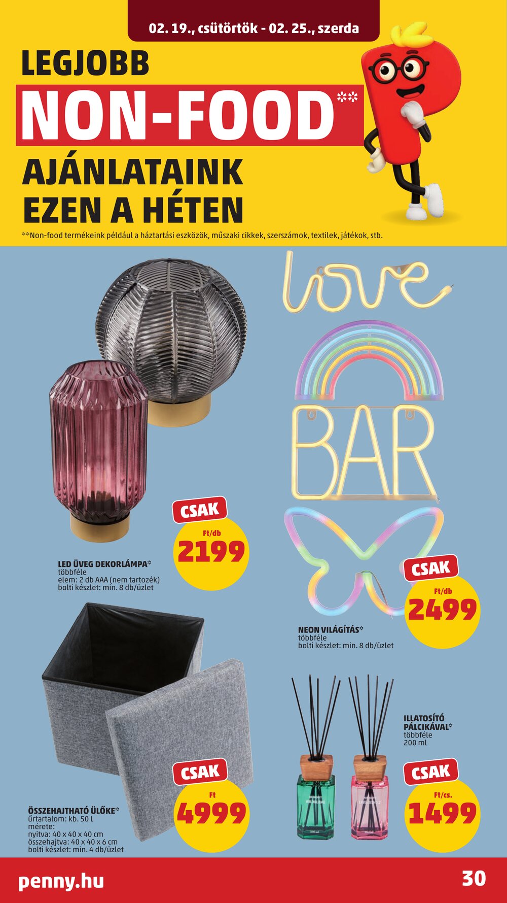 Penny Market akciós újság 2026.02.19-től - 34. oldal.