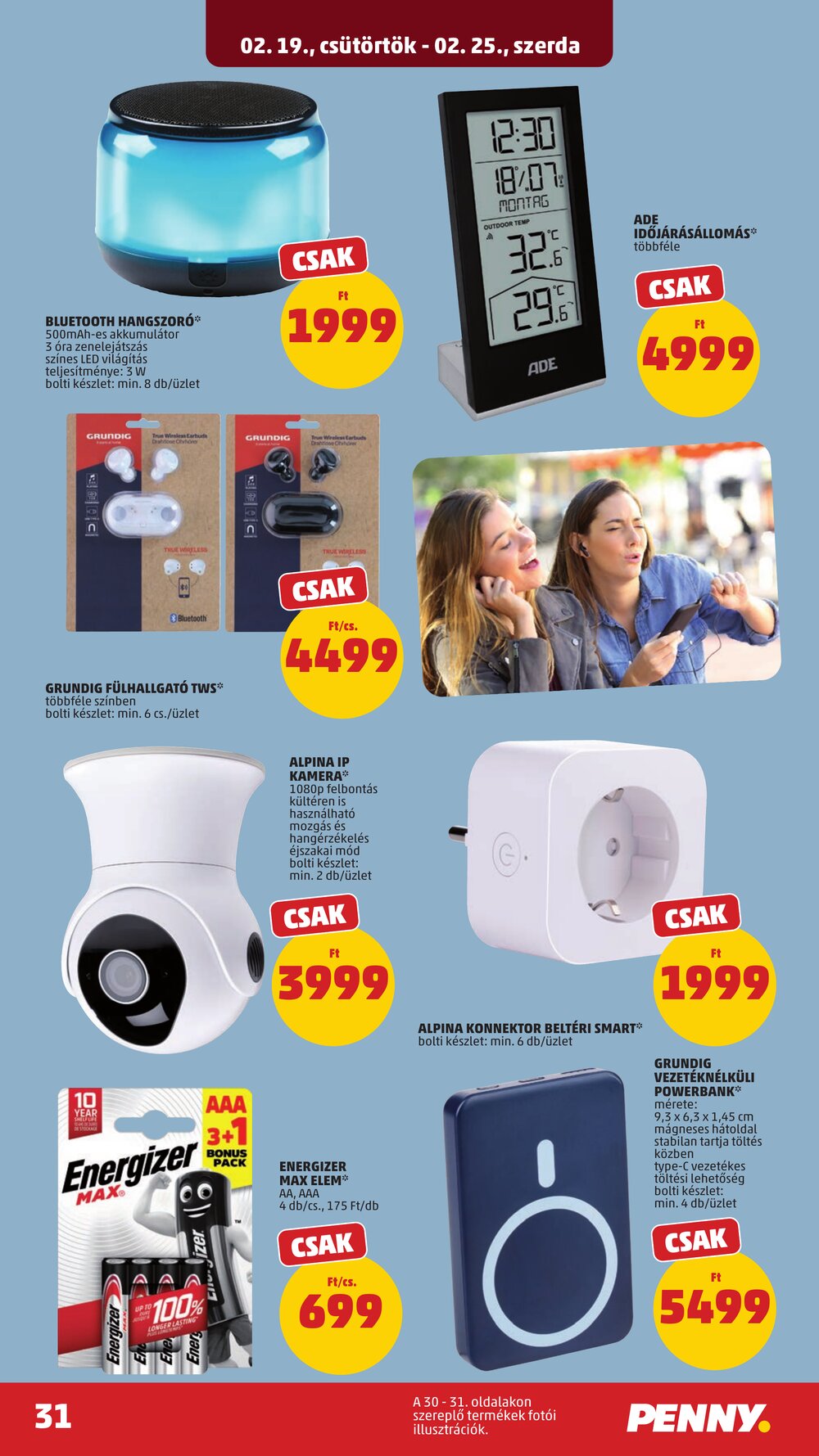 Penny Market akciós újság 2026.02.19-től - 35. oldal.