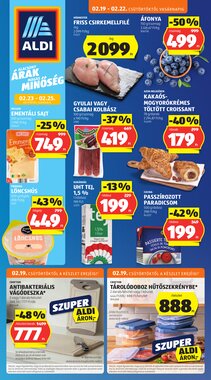 Aldi akciós újság 2026.02.19-től
