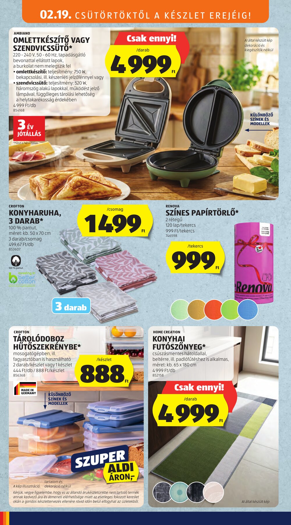 Aldi akciós újság 2026.02.19-től - 22. oldal.