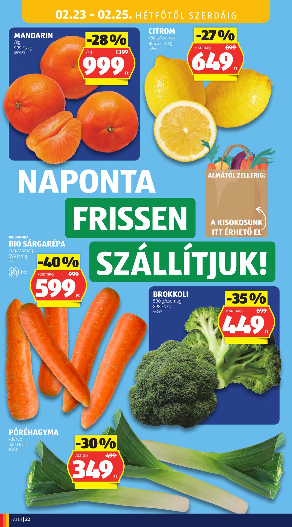 Aldi akciós újság 2026.02.19-től - 28. oldal.