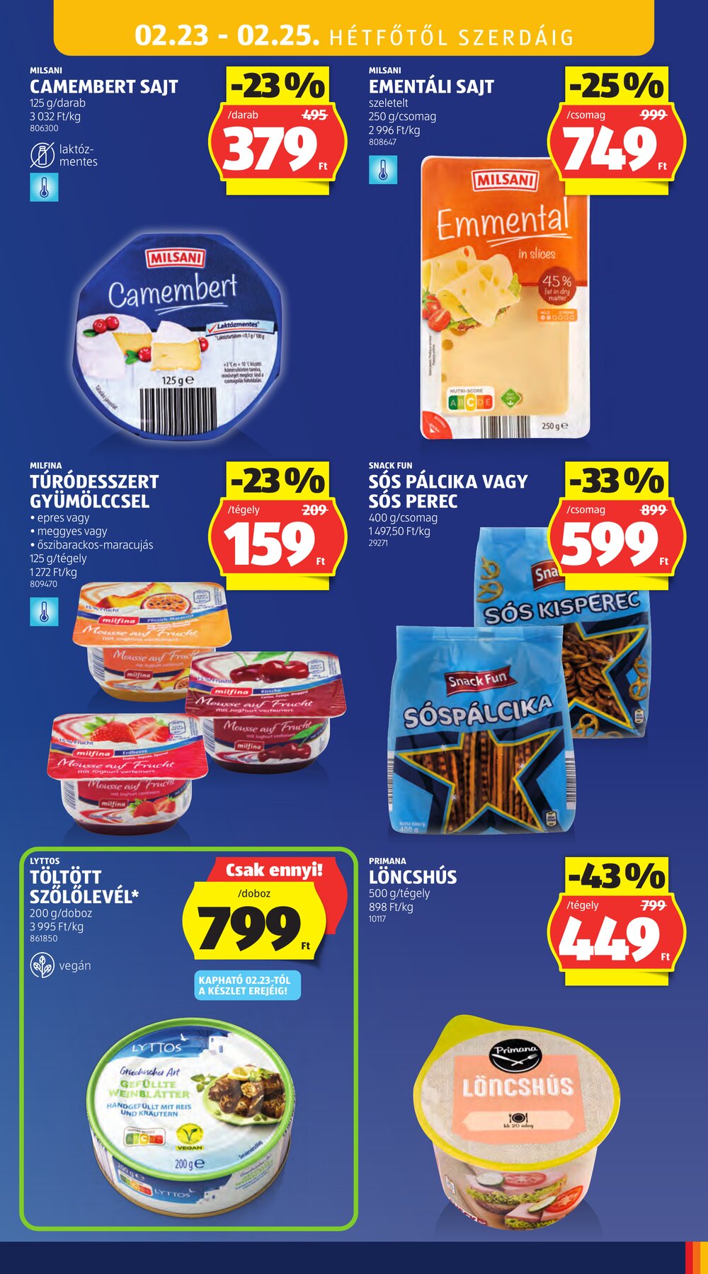 Aldi akciós újság 2026.02.19-től - 33. oldal.