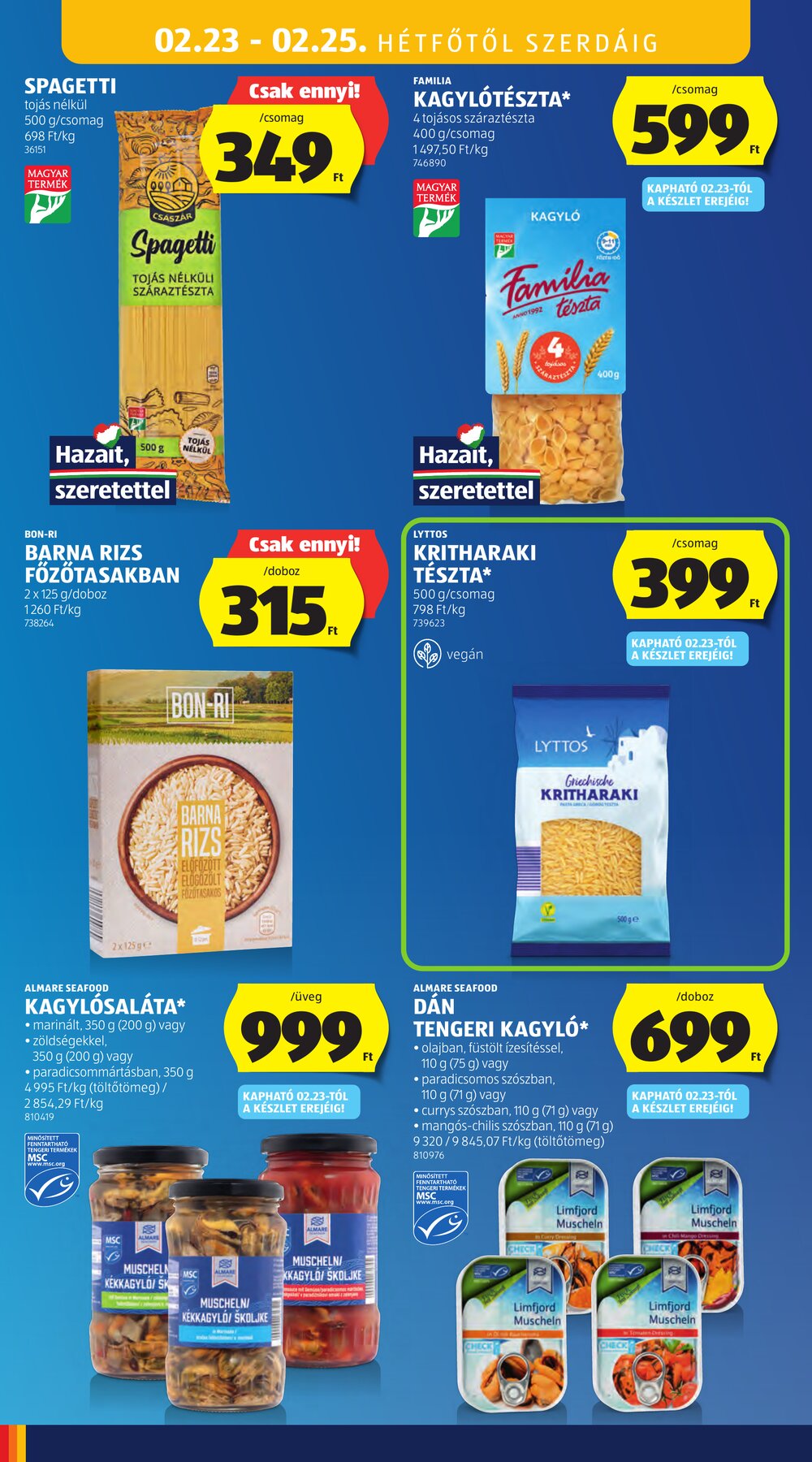 Aldi akciós újság 2026.02.19-től - 34. oldal.