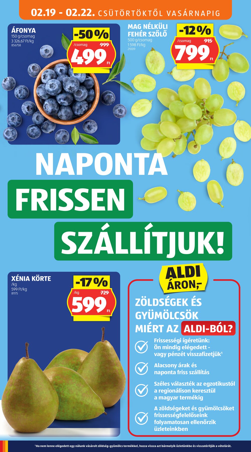 Aldi akciós újság 2026.02.19-től - 4. oldal.