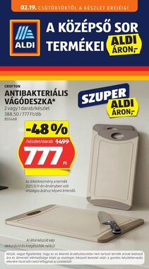 Aldi akciós újság 2026.02.19-től
