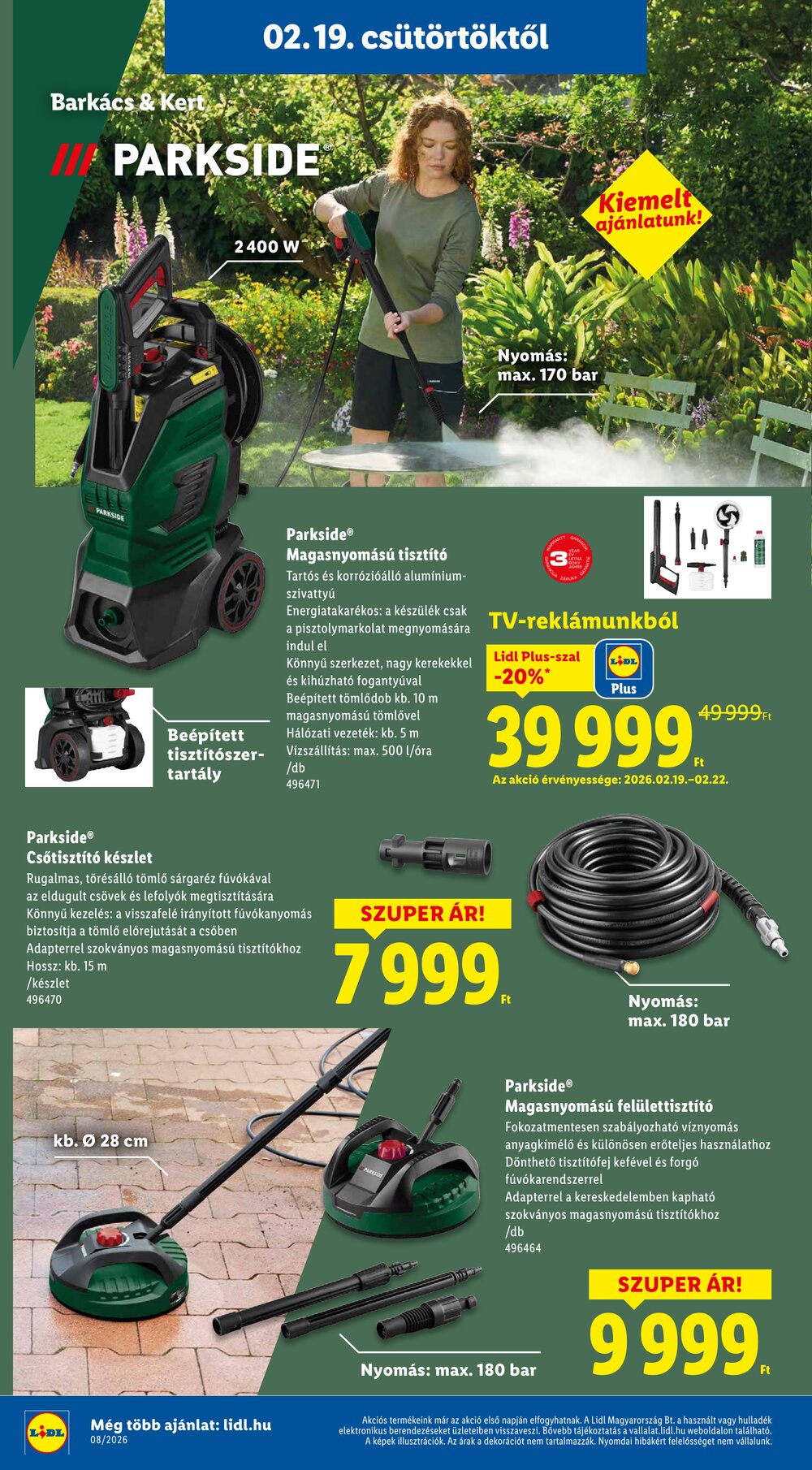 Lidl akciós újság 2026.02.19-től - 20. oldal.