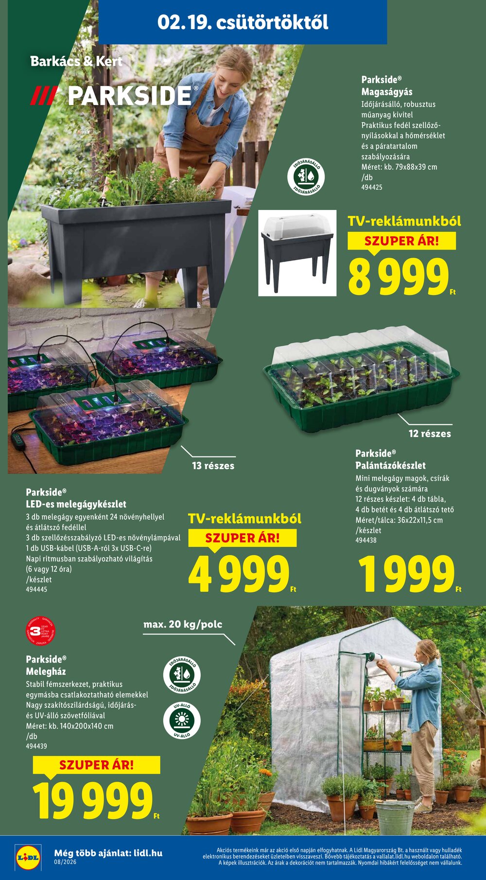 Lidl akciós újság 2026.02.19-től - 22. oldal.