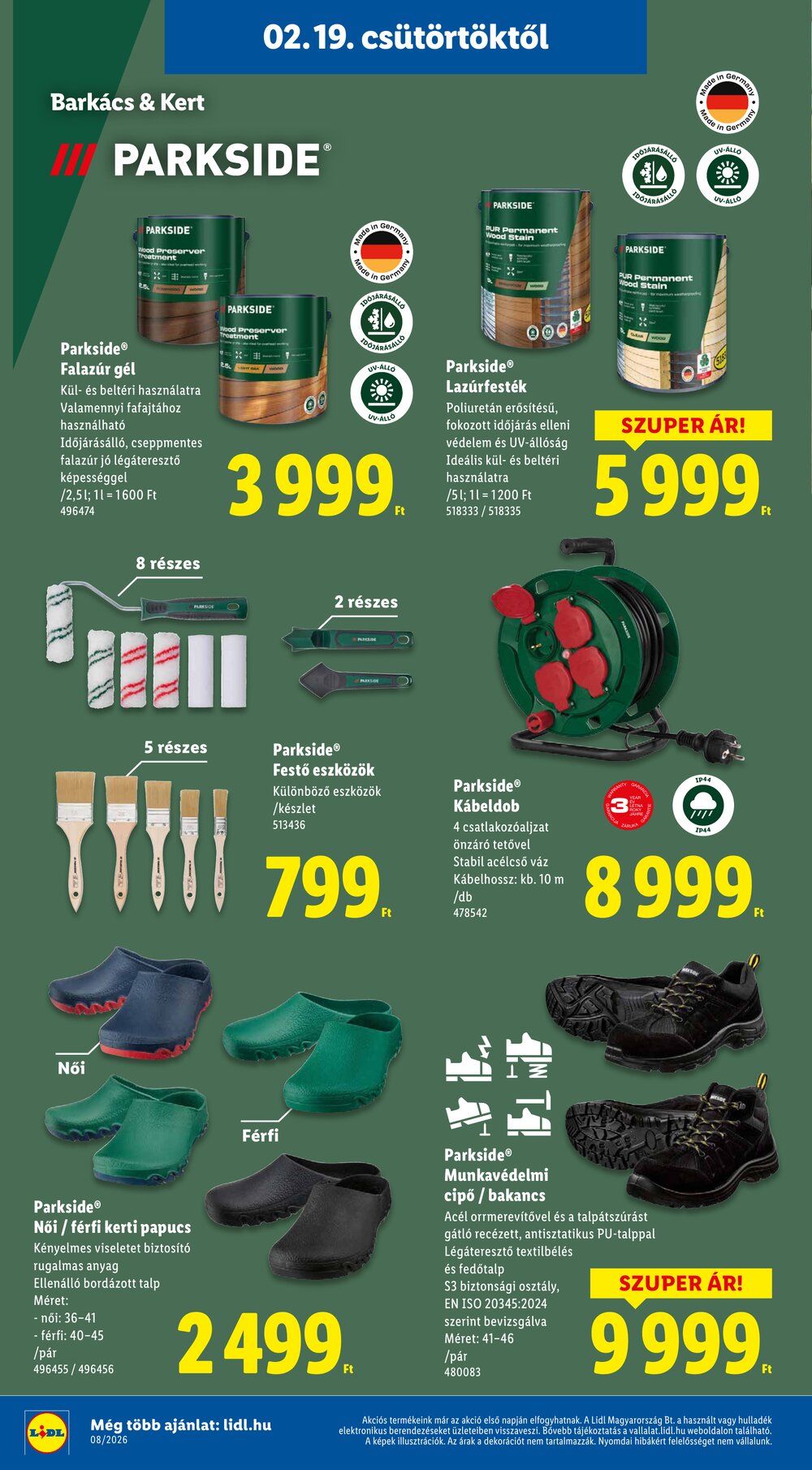 Lidl akciós újság 2026.02.19-től - 24. oldal.