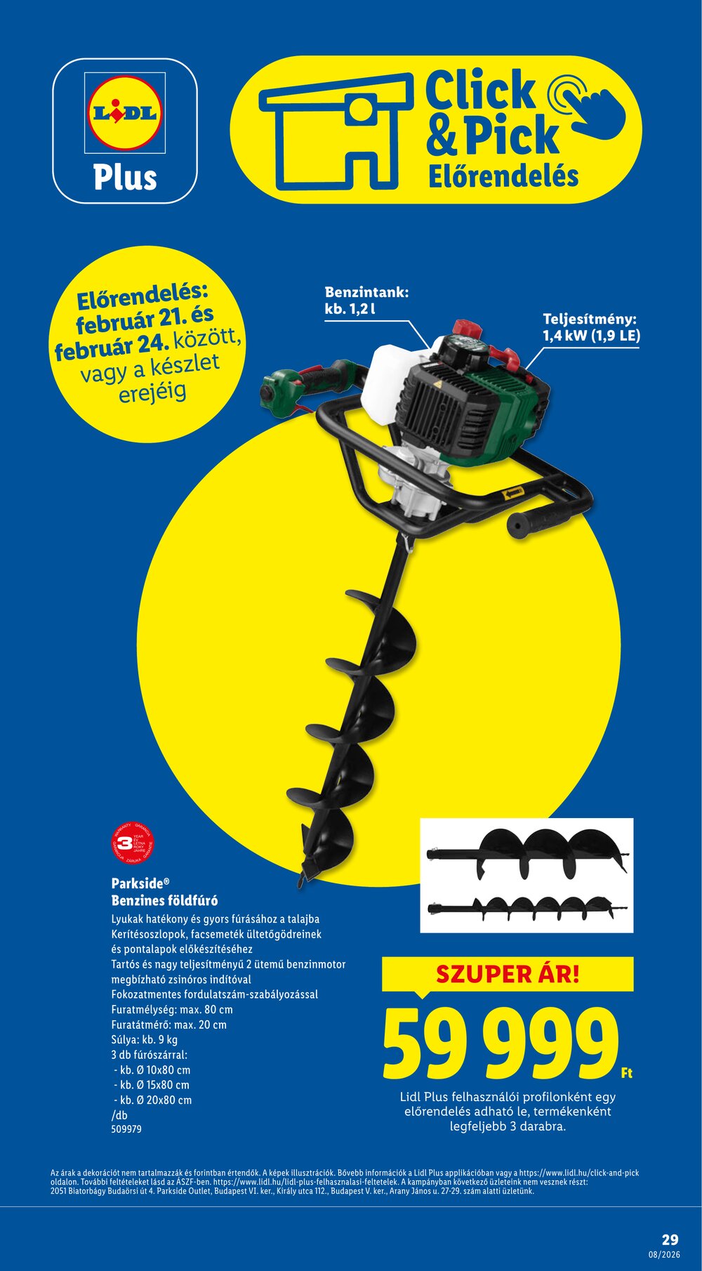 Lidl akciós újság 2026.02.19-től - 29. oldal.