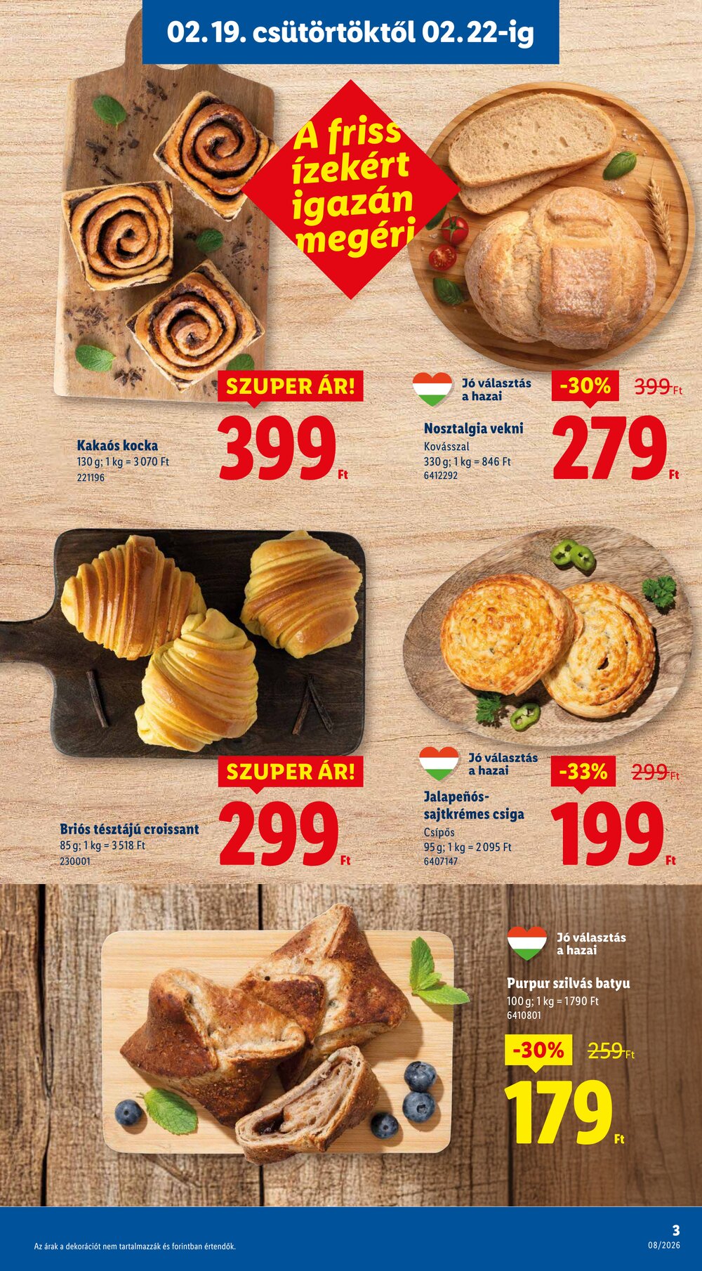 Lidl akciós újság 2026.02.19-től - 3. oldal.