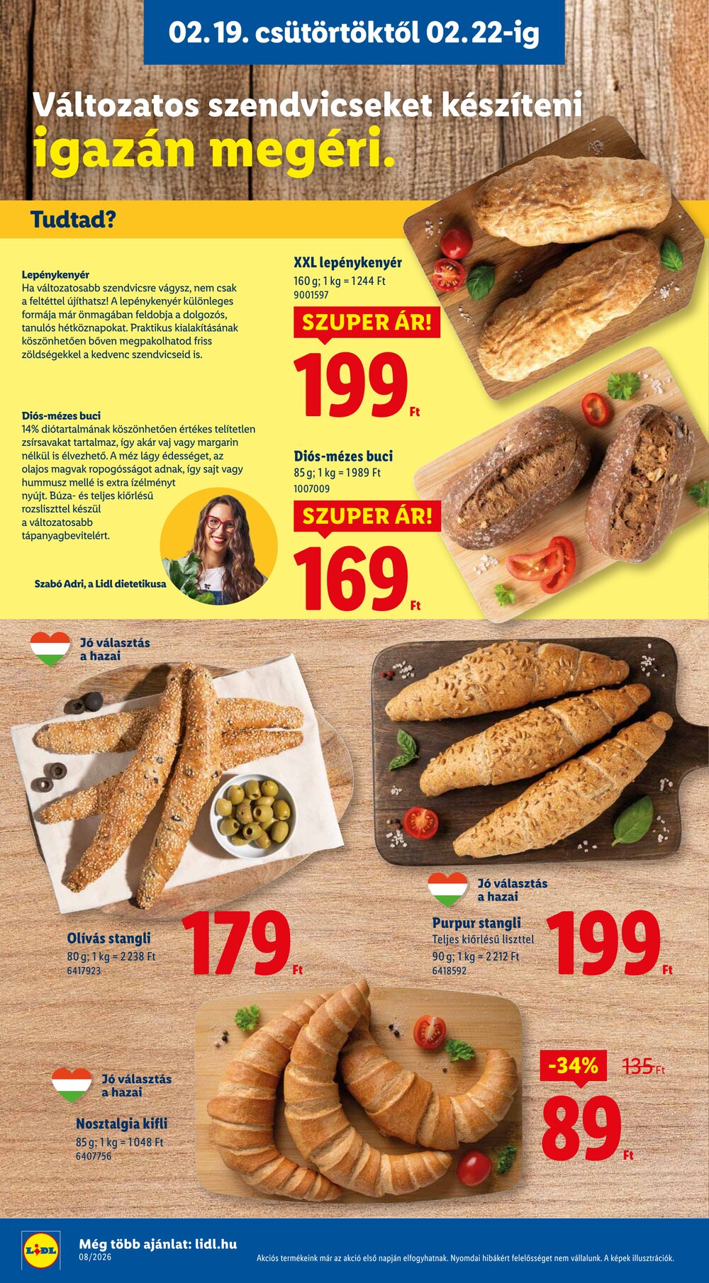 Lidl akciós újság 2026.02.19-től - 4. oldal.