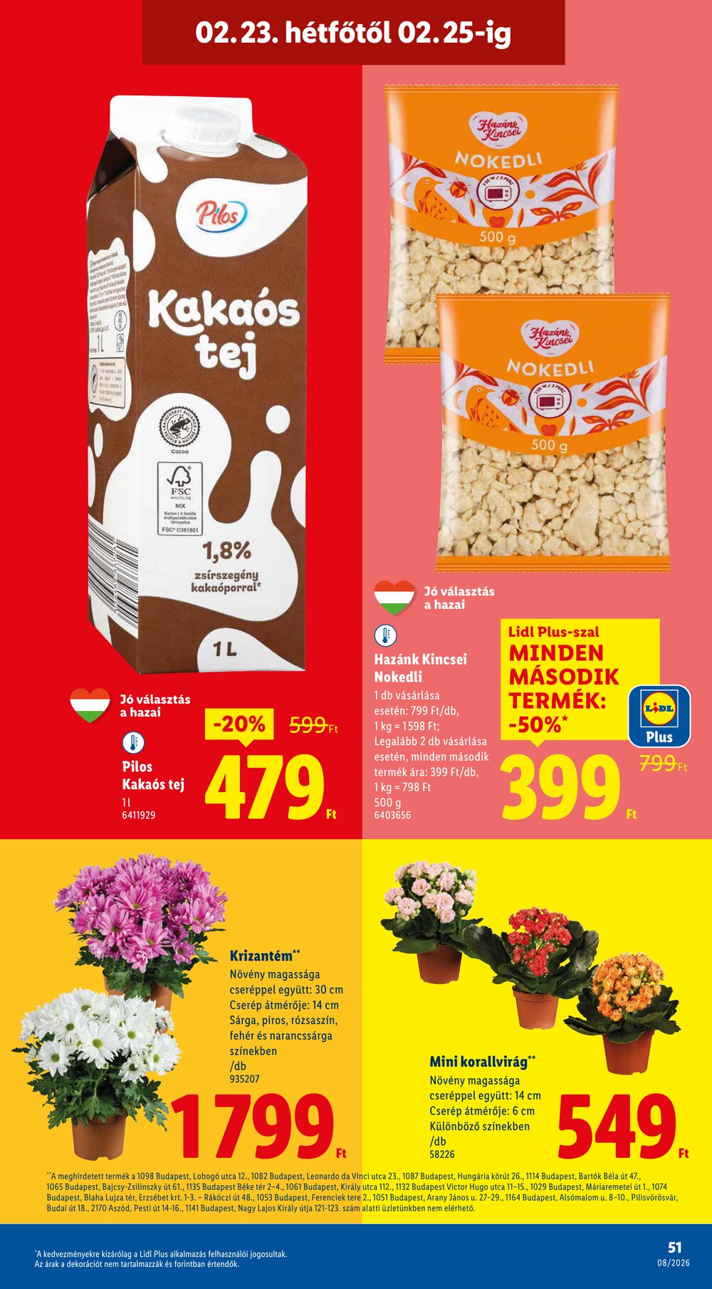 Lidl akciós újság 2026.02.19-től - 51. oldal.