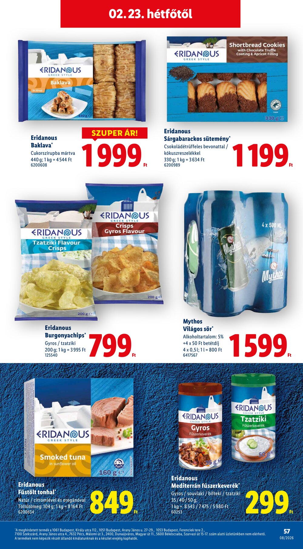 Lidl akciós újság 2026.02.19-től - 57. oldal.