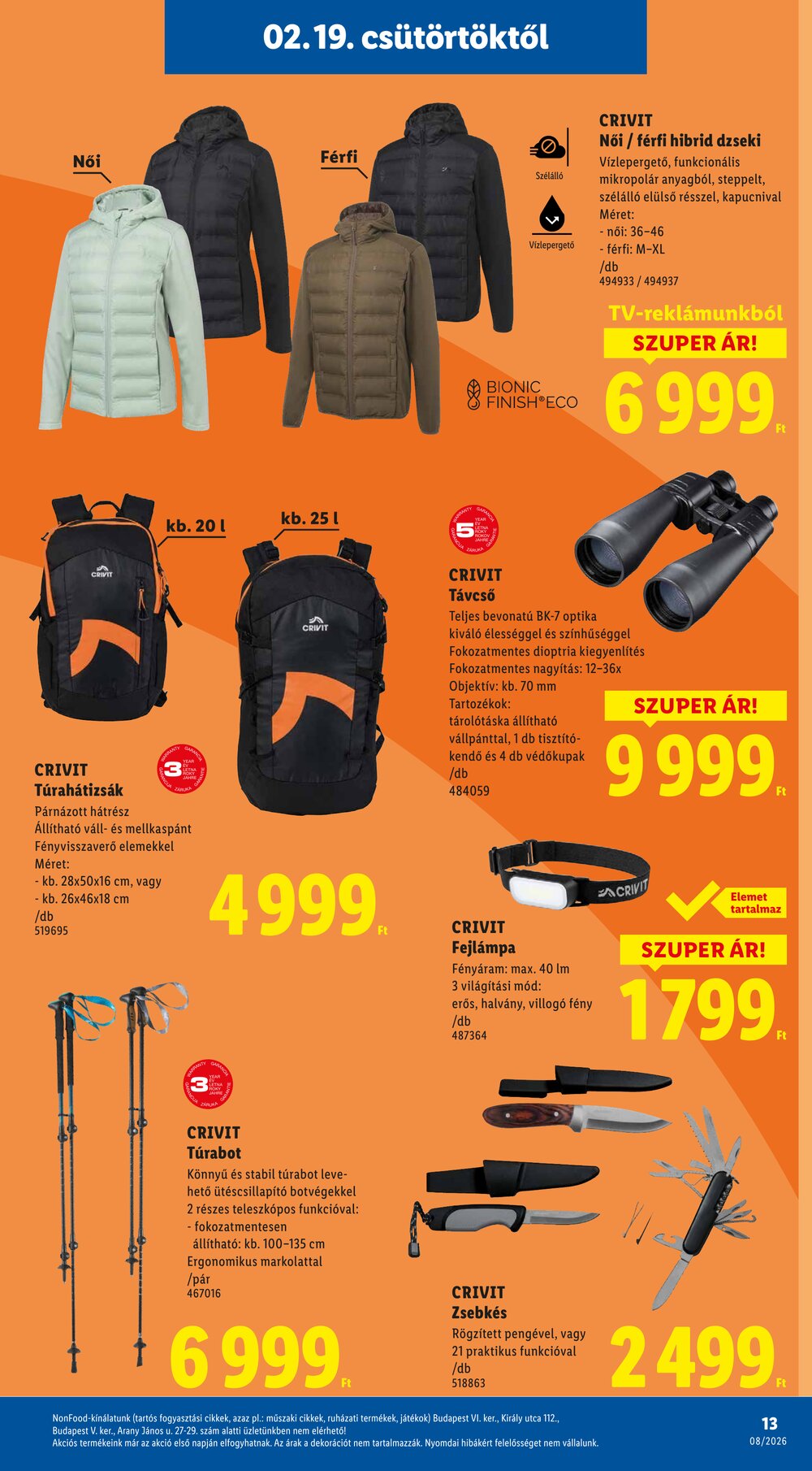 Lidl akciós újság 2026.02.19-től - 13. oldal.