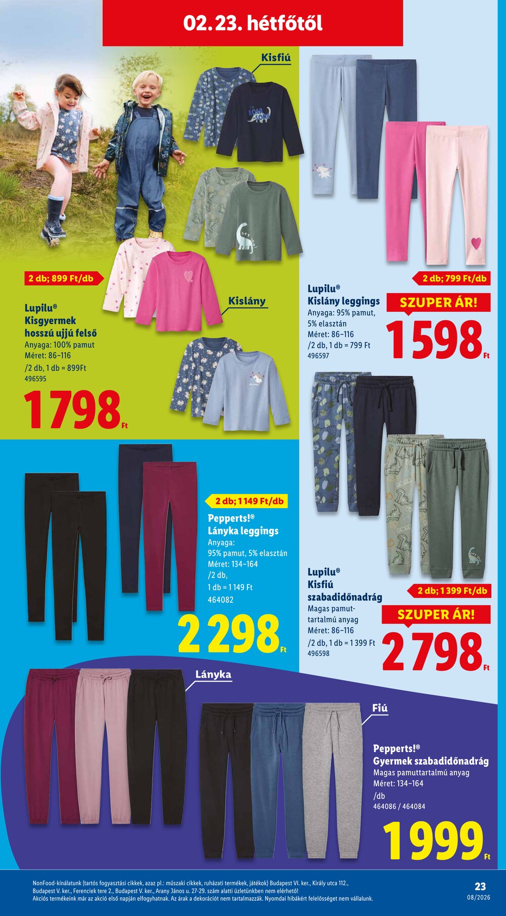 Lidl akciós újság 2026.02.19-től - 23. oldal.