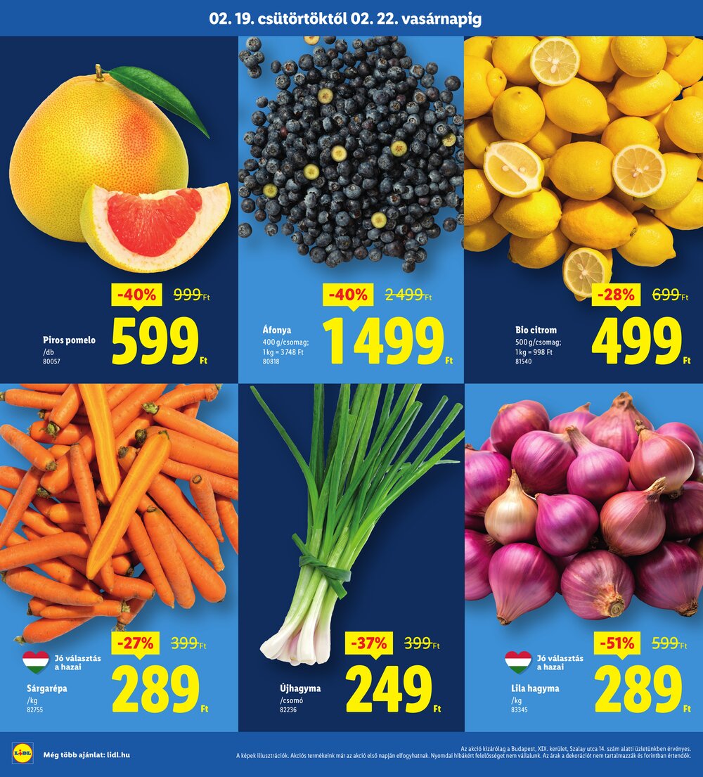 Lidl akciós újság 2026.02.19-től - 2. oldal.