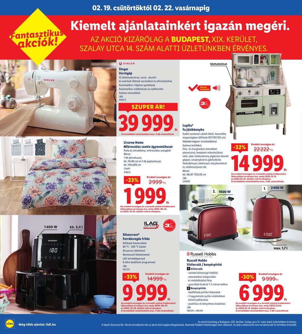 Lidl akciós újság 2026.02.19-től - 6. oldal.