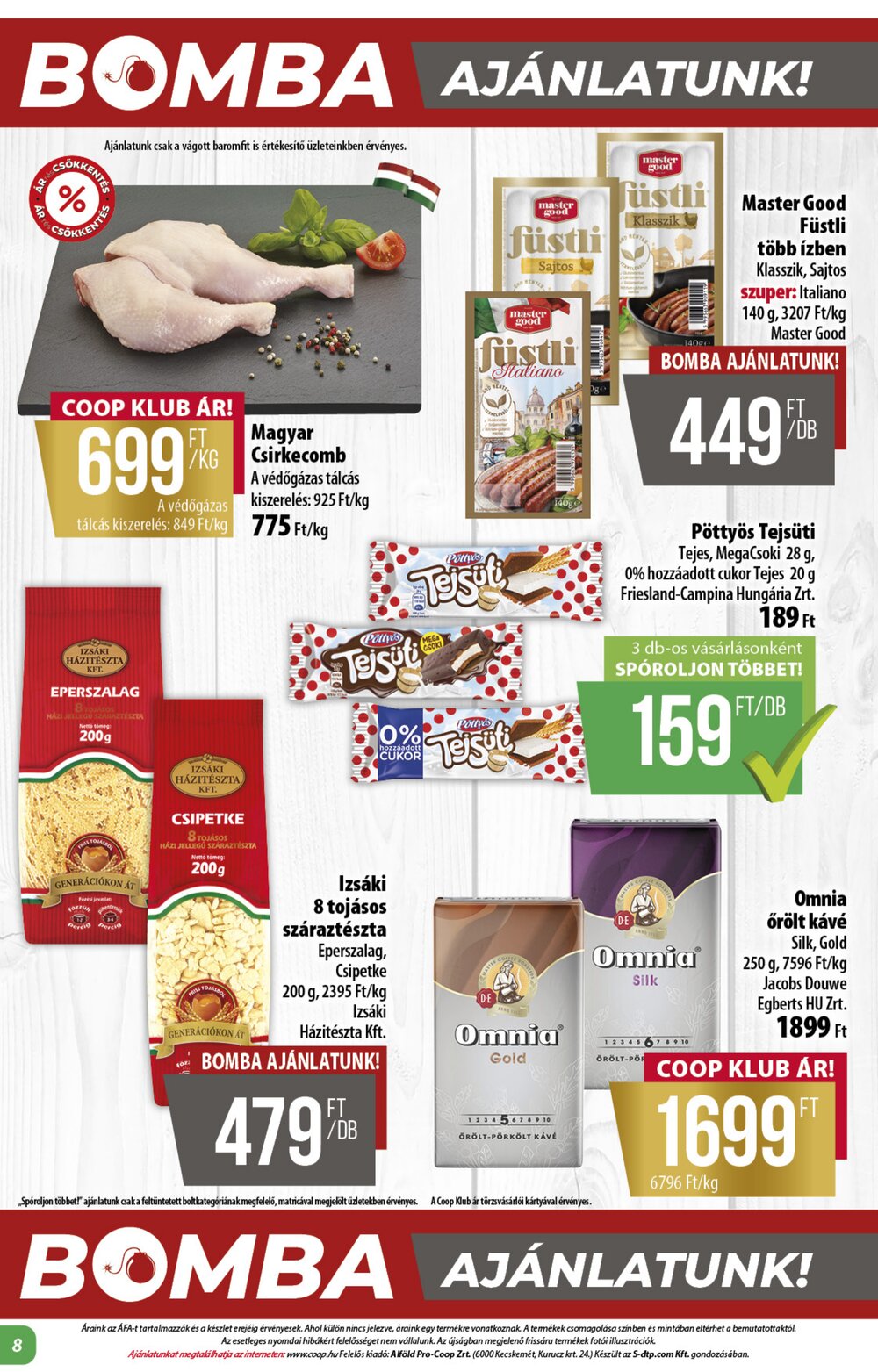 Coop akciós újság 2026.02.19-től - 8. oldal.