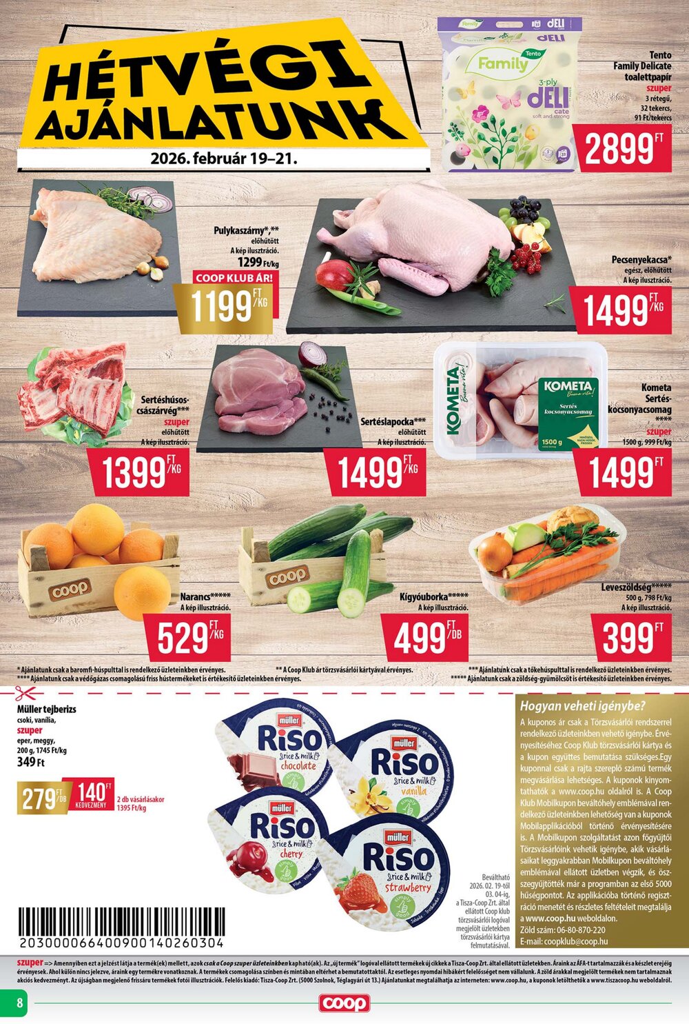 Coop akciós újság 2026.02.19-től - 8. oldal.
