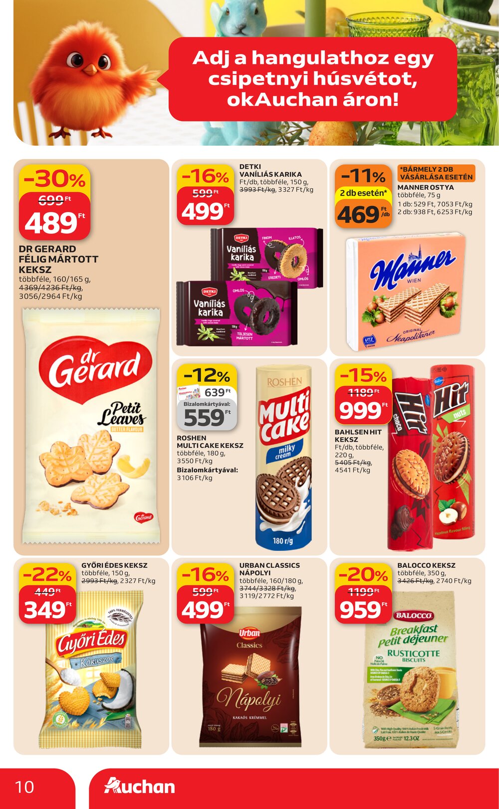 Auchan akciós újság 2026.02.19-től - 10. oldal.